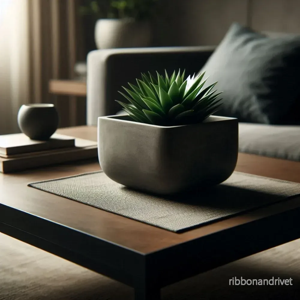 Rektangulär planteringskruka med rundade hörn