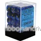 Chessex Gemini 12mm d6 Dice Blocks (36 Dice) - Black-Blue w/gold - Bild 2