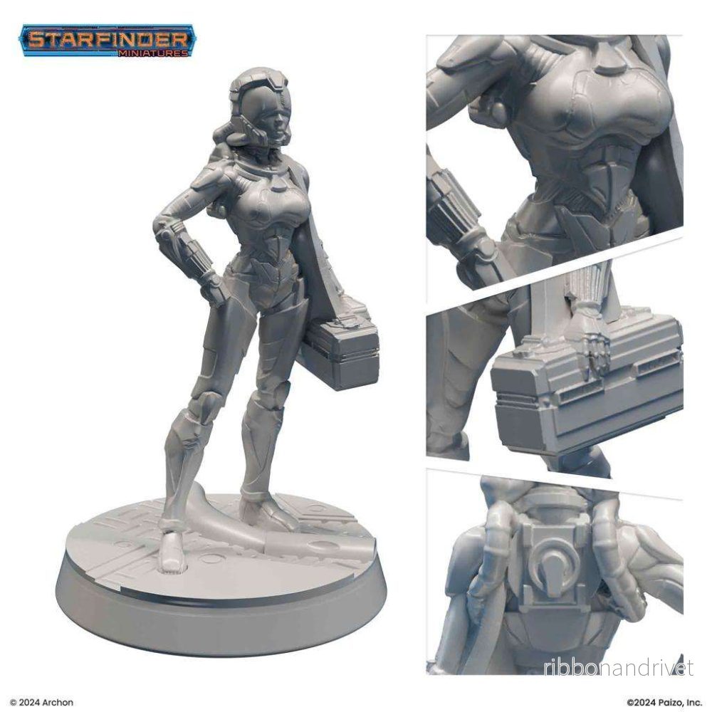 Starfinder Miniatures: Human Ace Pilot - EN