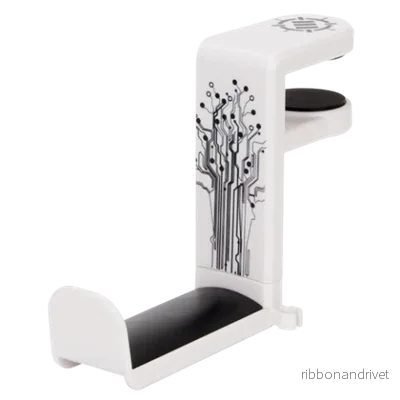 ENHANCE Clip-On Headphone Mount White ENHANCE Clip-On Headphone Mount White