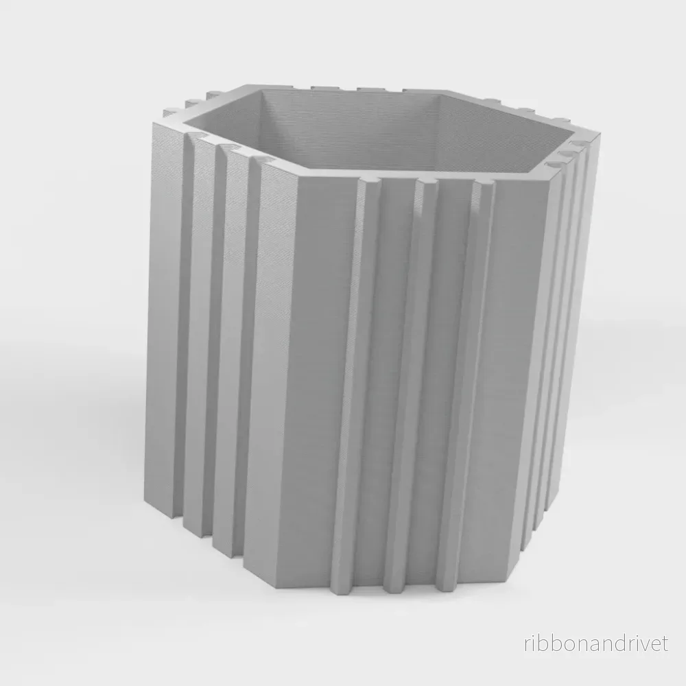 Stapelbar hexagonal Hive-modul med lådstoppare - Bild 2