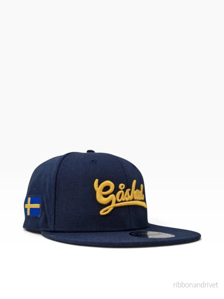 Gåshud Supporter Snapback Keps – Flat Brim