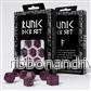 Runic Shimmering Svart och Magenta Tärningsset - Bild 3