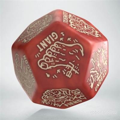Monster Generator Die: Röd och Beig