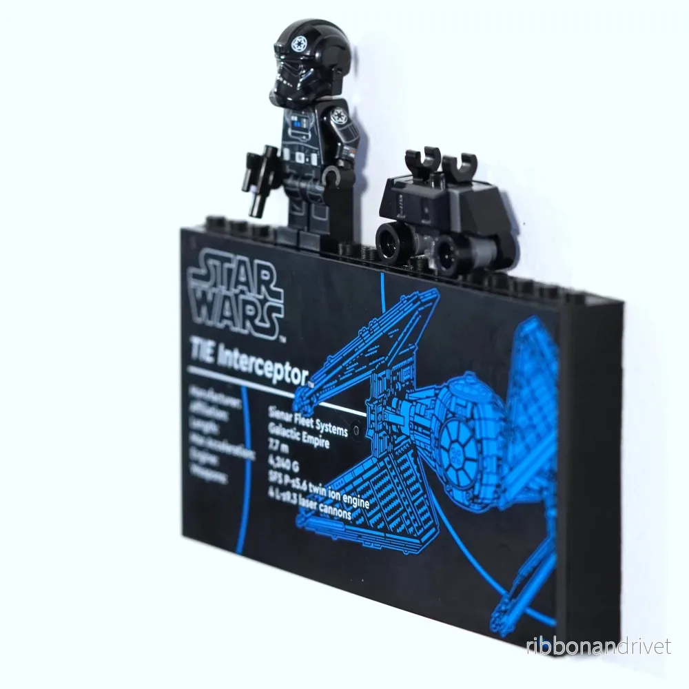 Justerbart väggfäste för UCS Tie Interceptor - Bild 3