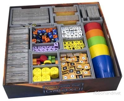 Insert för Roll for the Galaxy med Ambition och Rivalry Insert för Roll for the Galaxy med Ambition och Rivalry