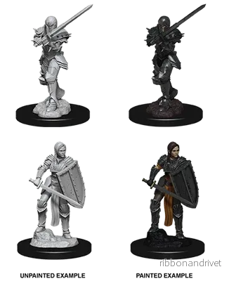 D&D Nolzur’s Marvelous Miniatures: Female Human Fighter D&D Nolzur’s Marvelous Miniatures: Female Human Fighter
