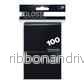 UP - Standard Sleeves - Svart (100 Sleeves) - Bild 3