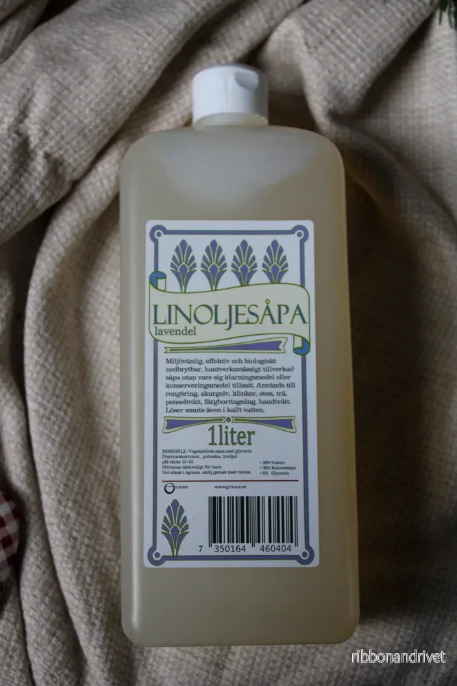 Linoljesåpa lavendeldoft 1 Liter - Bild 2