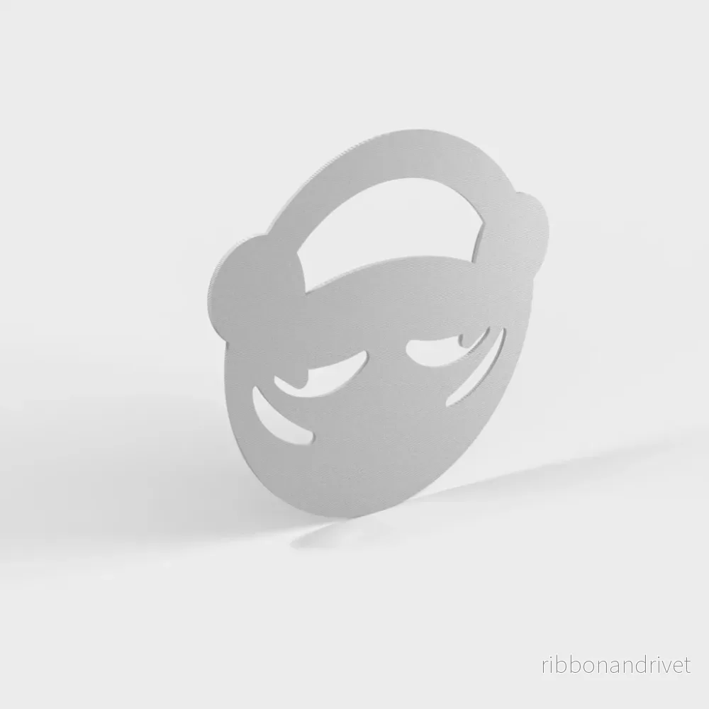 Superskrattande laptopklistermärke