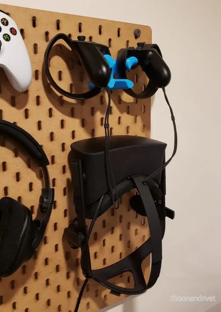 Väggfäste för Oculus Rift S, Quest och CV1 för IKEA Skadis