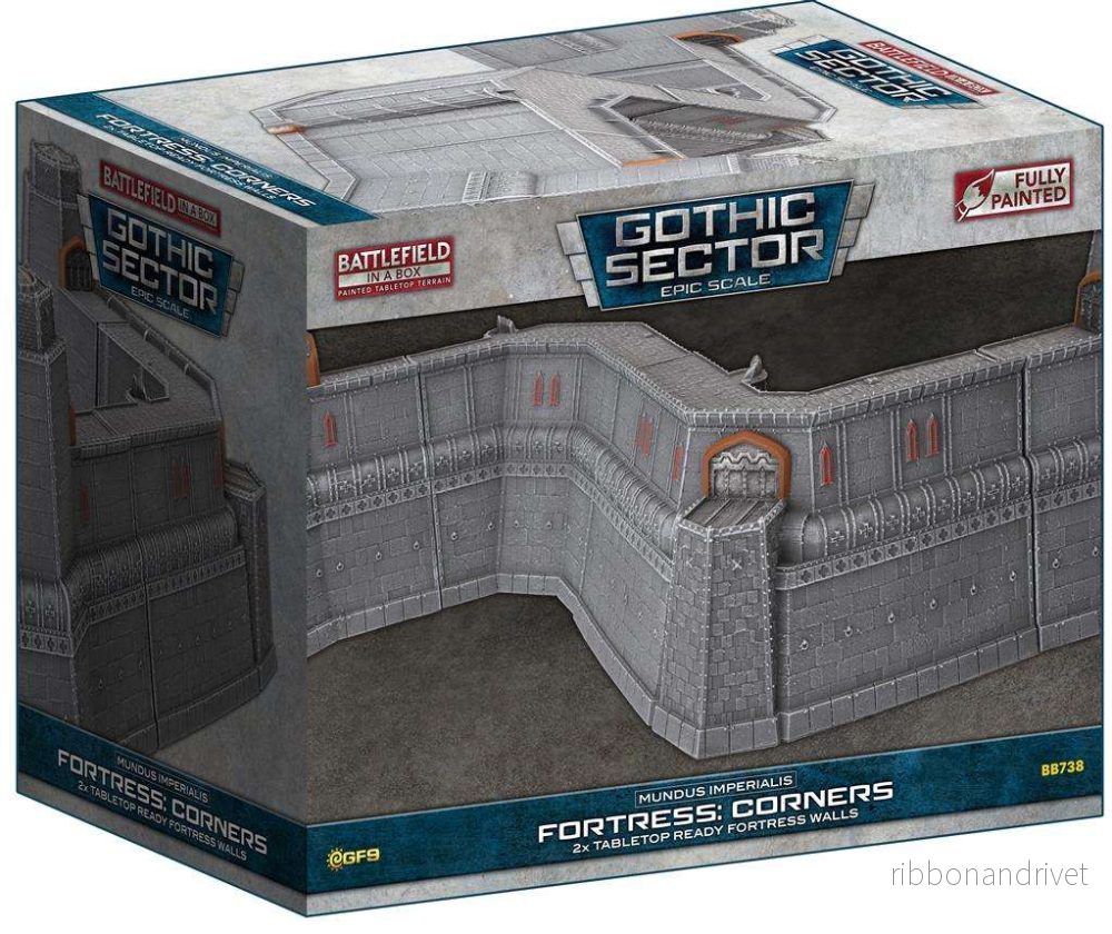 Mundus Imperialis Fortress: Corner (x2)