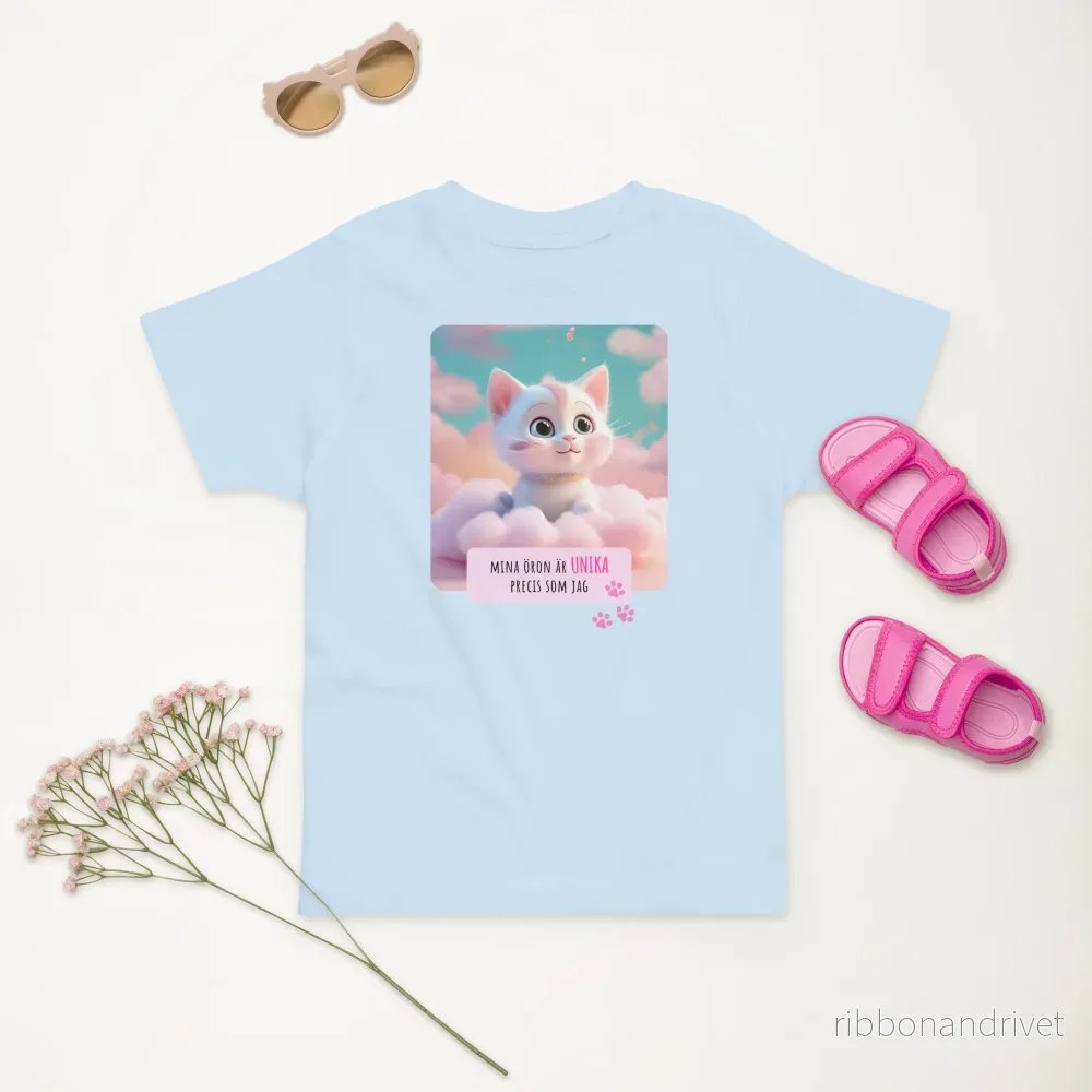 T-shirt för barn - Mina öron är unika precis som jag - Bild 3