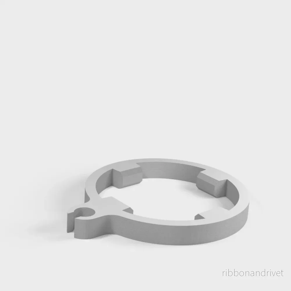 Flexibelt webbkamerafäste för Octolapse med låsringar och kabelhantering - Bild 2