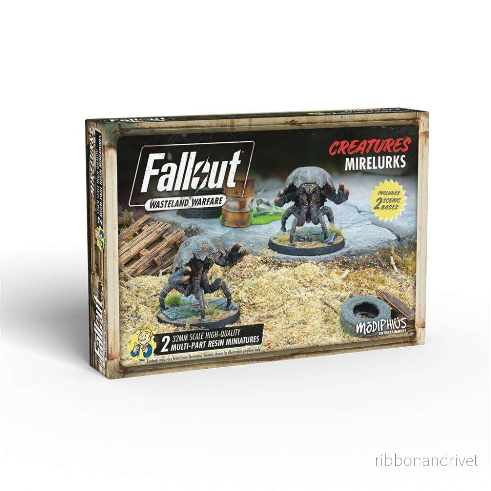 Fallout: Wasteland Warfare – Varelser: Mirelurks Fallout: Wasteland Warfare – Varelser: Mirelurks