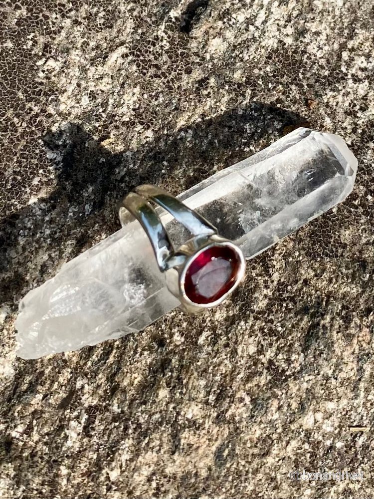 Ring Granat - Bild 3