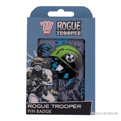 2000 AD Rogue Trooper GI Pin Badge
