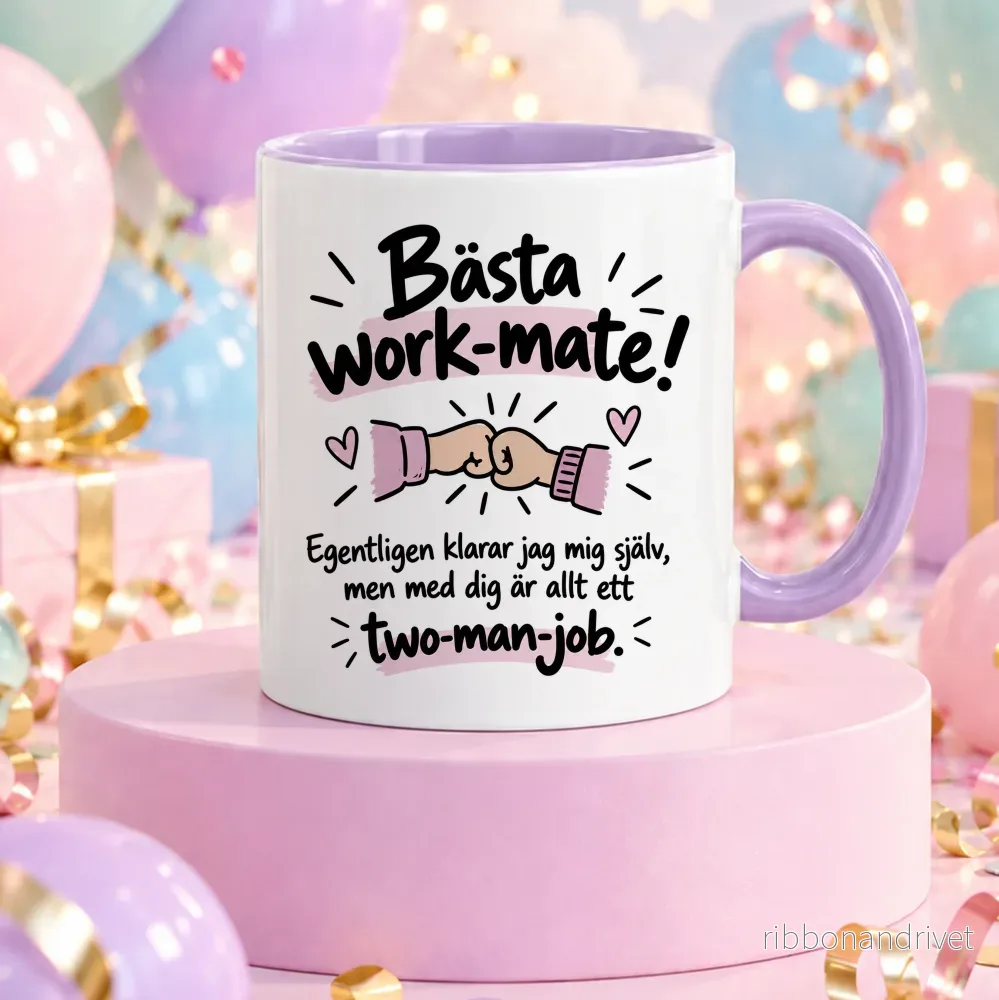 Bästa work-mate | Rolig mugg - Bild 2
