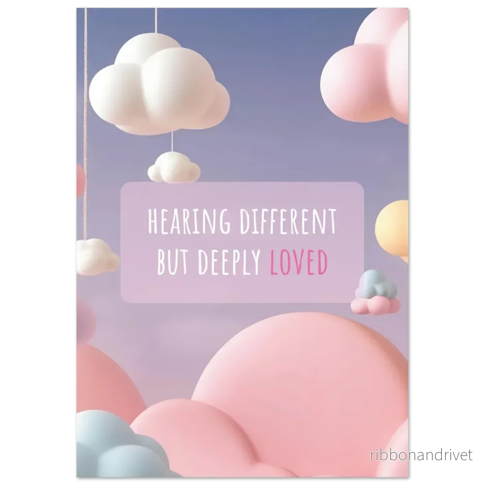 Magisk Poster - Hearing different but deeply loved - Bild 3