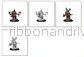 D&D Frameworks: Dwarf Barbarian Female - Detaljerad Miniatyr