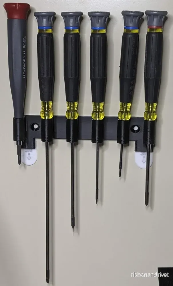 Klein 85614 Skruvmejselhållare för 5-delars set - Väggmonterad