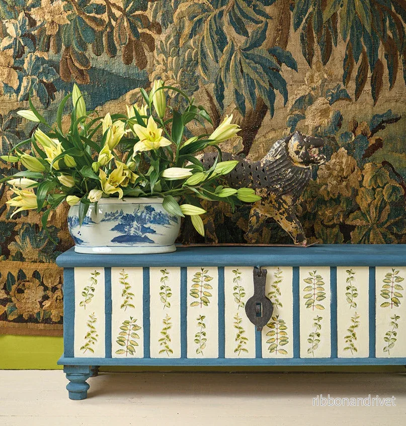 Myntablads mönster - RHS Decoupage Papper Mint - Bild 2