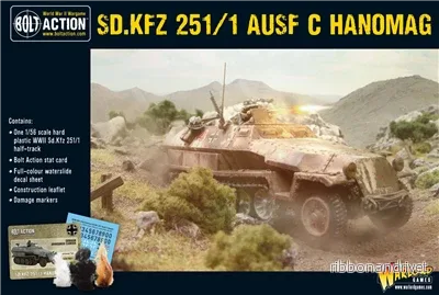 Bolt Action - Sd.Kfz 251/1 Ausf C Hanomag - Bild 2