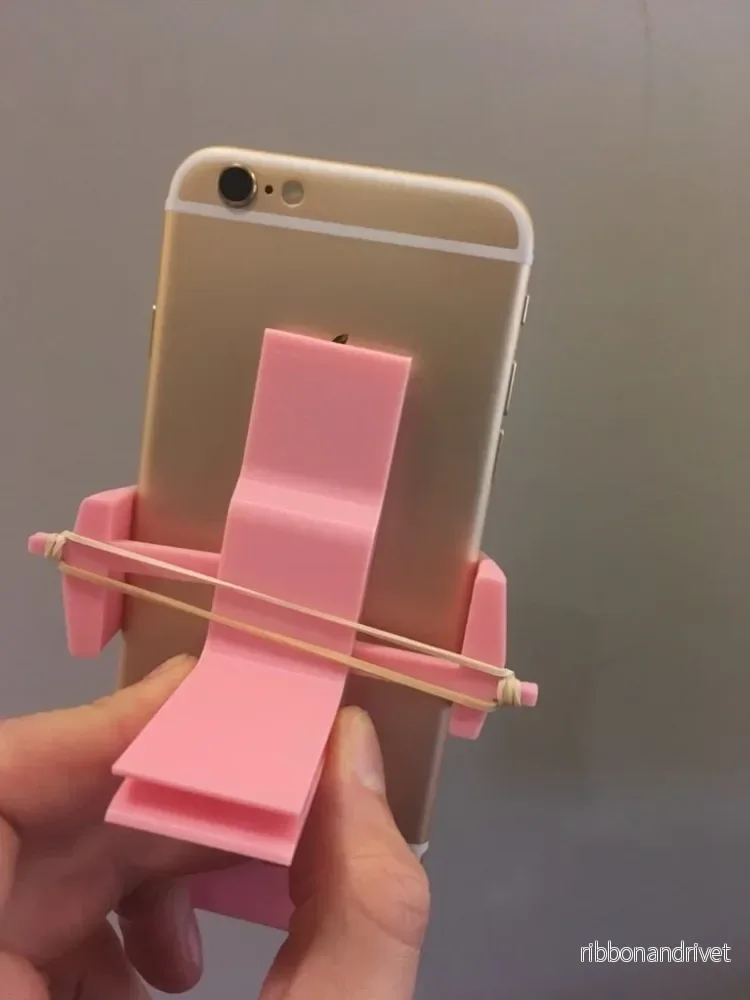 Universell självåtdragande bilhållare för smartphone för ventilation - Bild 3