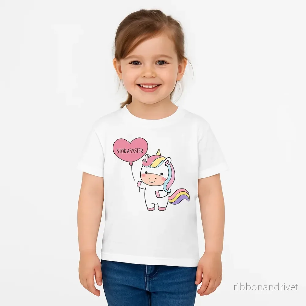 Storasyster T-shirt – Unicorn Storasyster T-shirt – Unicorn