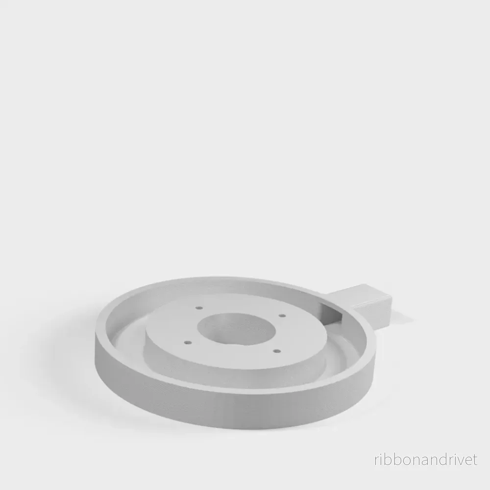 Vägg- och takmonteringsfäste för Ubiquiti Unifi ac lite med 15/17 mm PVC kabelrännansats