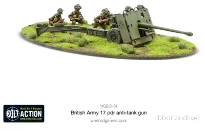 Bolt Action – Brittisk Armé 17 pdr anti-tank kanon