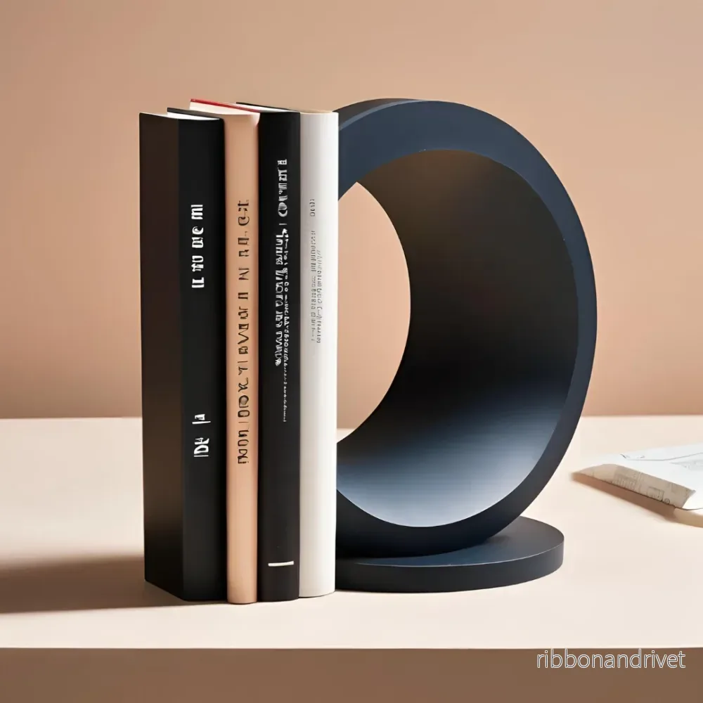 Modern cirkulärt bokstöd i minimalistisk design - Bild 2