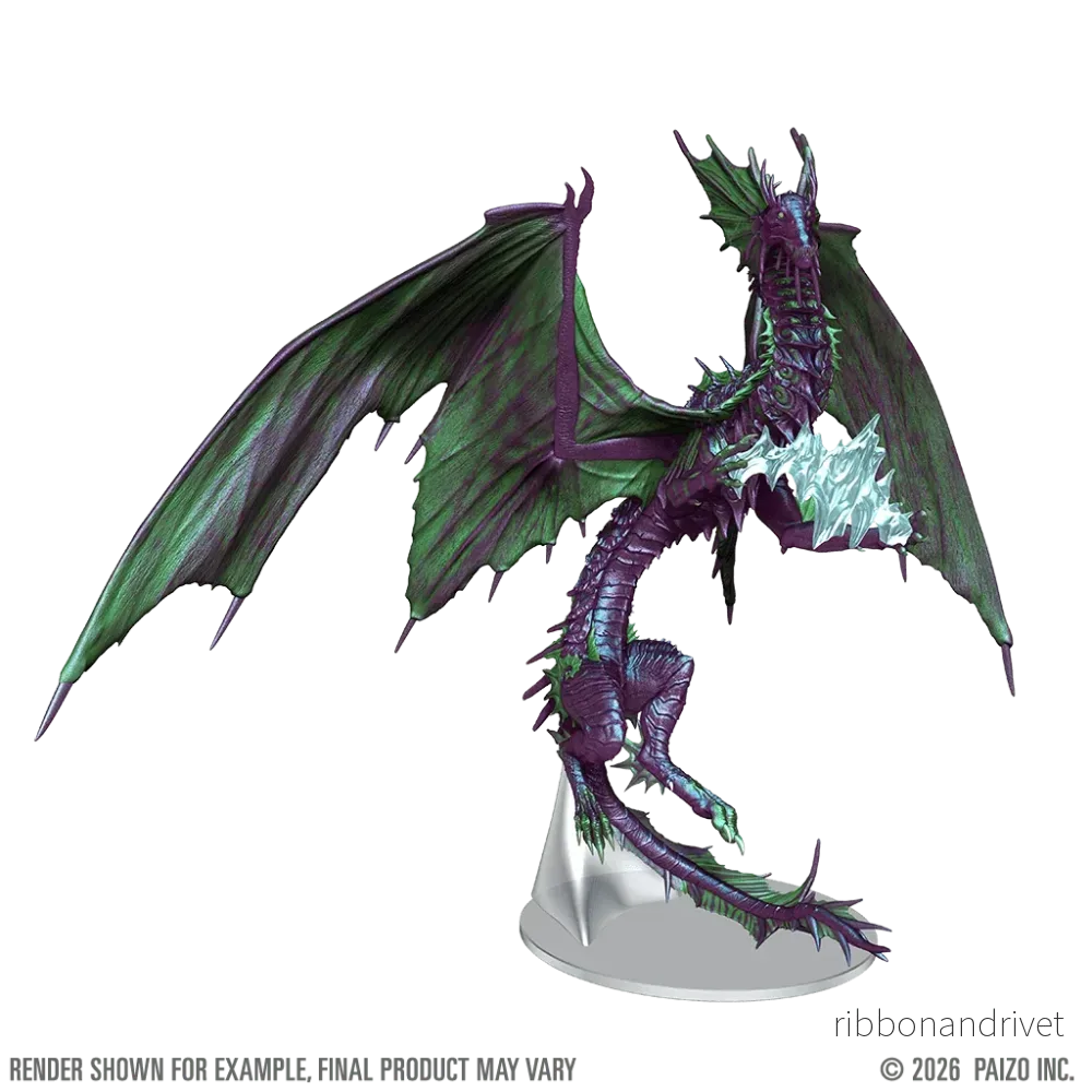 Pathfinder Battles: Adult Mirage Dragon Boxed Miniature – förmålad miniatyr Pathfinder Battles: Adult Mirage Dragon Boxed Miniature – förmålad miniatyr