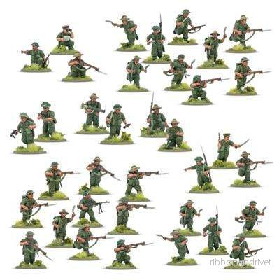 Bolt Action Gurkha Infantry Platoon
