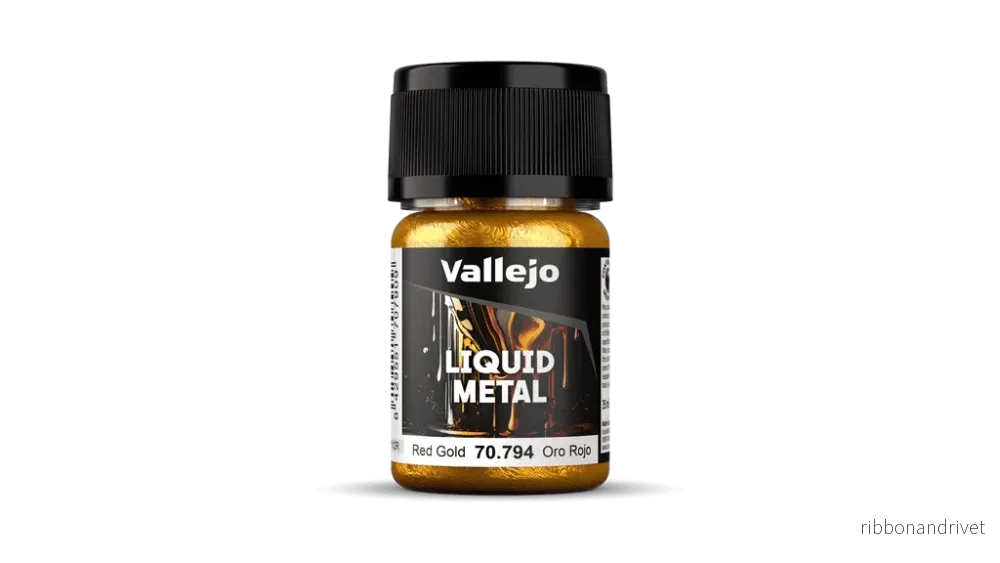 Vallejo Liquid Gold – Alkoholbaserade Metallfärger – Röd Guld 35 ml Vallejo Liquid Gold – Alkoholbaserade Metallfärger – Röd Guld 35 ml