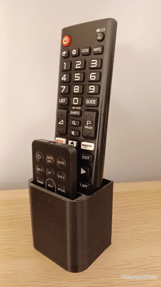 Fjärrkontrollhållare för LG Smart TV och Soundbar
