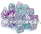 Chessex 12mm d6 Nebula TM Wisteria/White Luminary Dice Block Chessex 12mm d6 Nebula TM Wisteria/White Luminary Dice Block