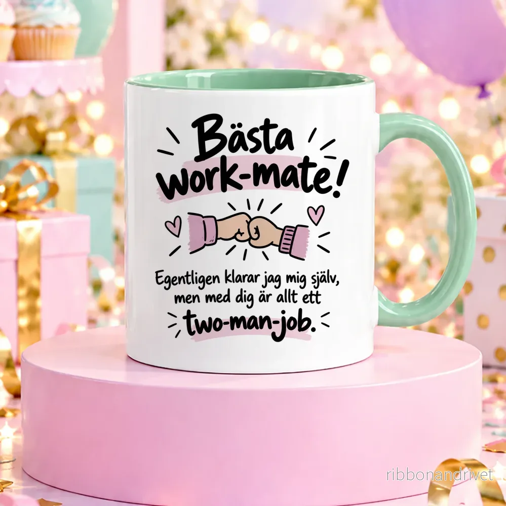 Bästa work-mate | Rolig mugg - Bild 3