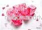 Chessex Translucent Mini-Polyhedral Pink/White 7-Die Set - Bild 2