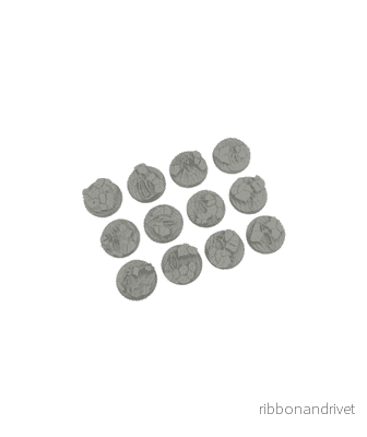 Spöklika baser, runda 25 mm (5 stycken) Spöklika baser, runda 25 mm (5 stycken)