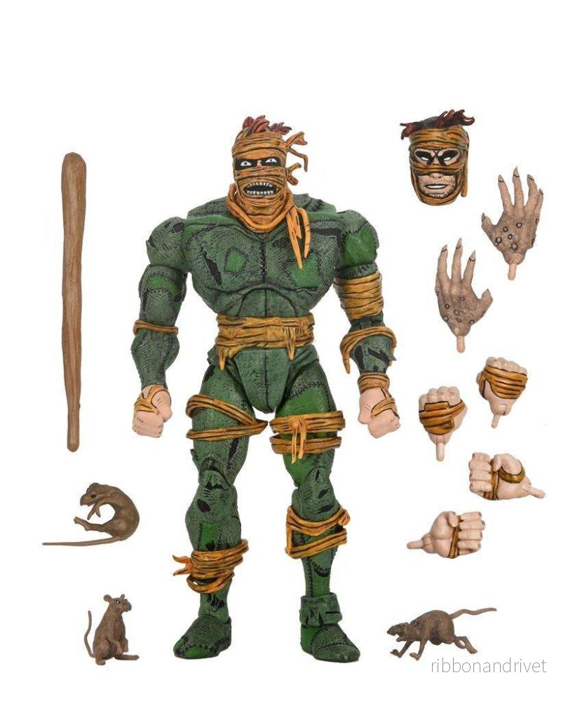 TMNT (Mirage Comics) – 18 cm Skala Actionfigur – Råttkungen TMNT (Mirage Comics) – 18 cm Skala Actionfigur – Råttkungen