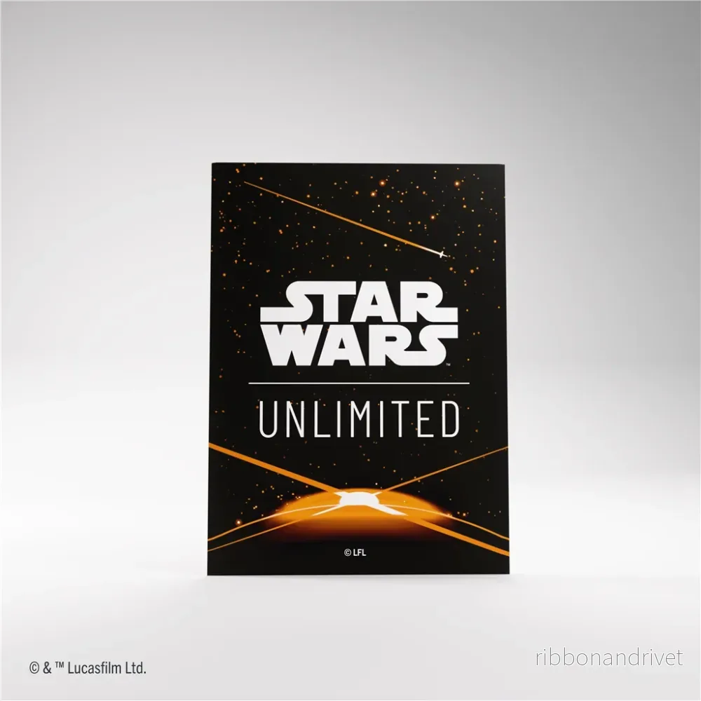 Gamegenic – Star Wars: Unlimited Art Sleeves – Card Back Orange Gamegenic – Star Wars: Unlimited Art Sleeves – Card Back Orange