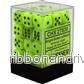 Chessex 12mm d6 Dice Blocks - Vortex Bright Green (36 Dice) - Bild 2