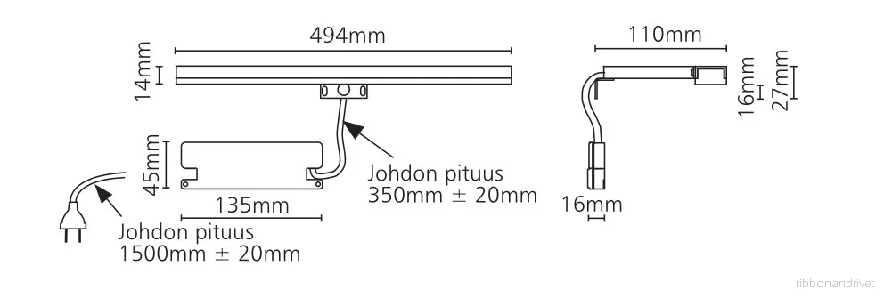 LED-lampa Esther S3 8W - Bild 3