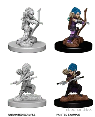 Pathfinder Battles Deep Cuts Omålade Miniatyrer – Kvinnlig Gnom Rogue Pathfinder Battles Deep Cuts Omålade Miniatyrer – Kvinnlig Gnom Rogue