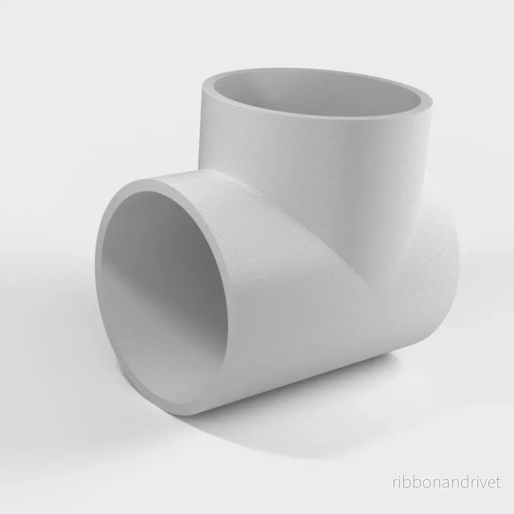4-tums PVC 90-graders böjkoppling - Bild 3