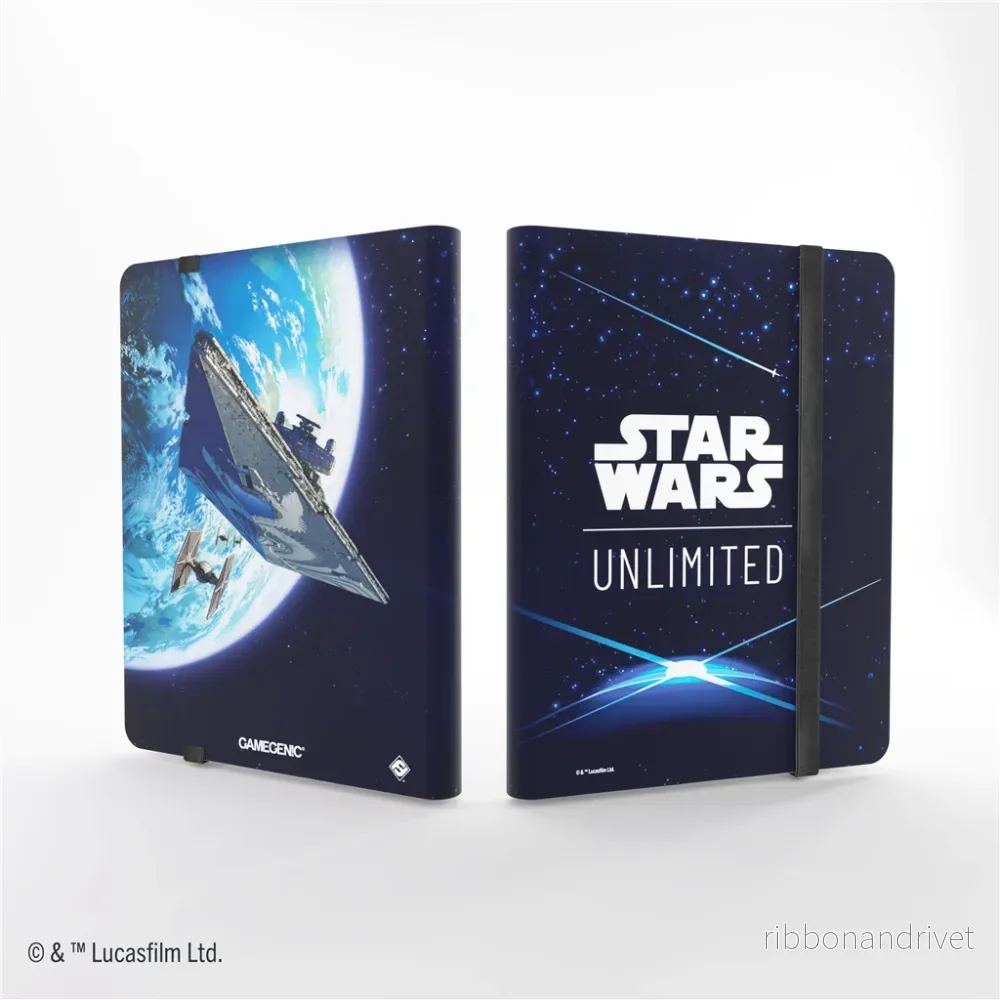 Gamegenic – Star Wars: Unlimited 18-Pocket Album – Card Back Blue Gamegenic – Star Wars: Unlimited 18-Pocket Album – Card Back Blue