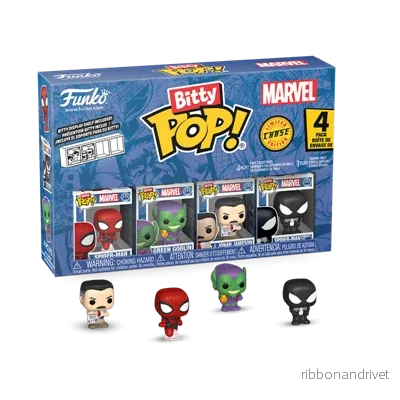Funko Bitty POP: SM – Spider-Man 4PK – Samling av charmiga figurer Funko Bitty POP: SM – Spider-Man 4PK – Samling av charmiga figurer