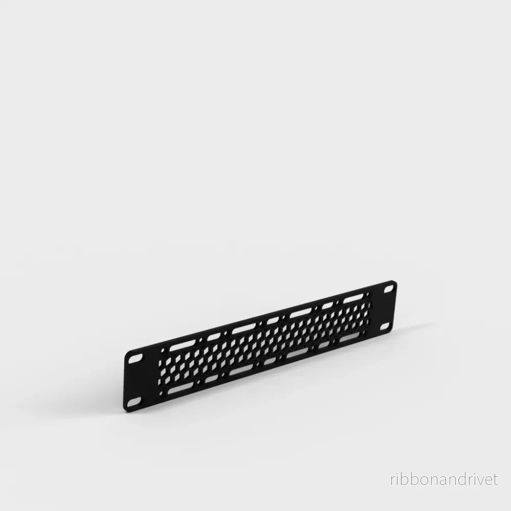 10-tums rackpanel för 40x40 fläktar - Bild 3