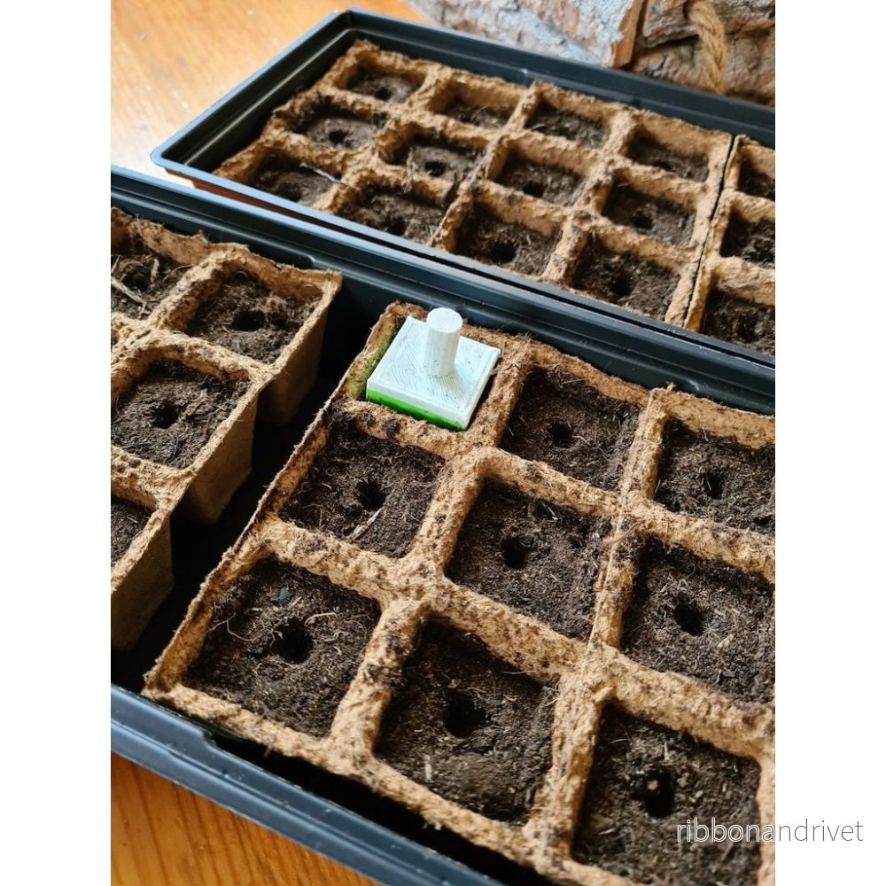 Jordstampare för såbädd på 30x30 mm